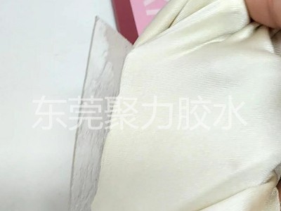 透明PET粘接聚氨酯布料用聚力牌環(huán)保無氣味膠水粘接案例！